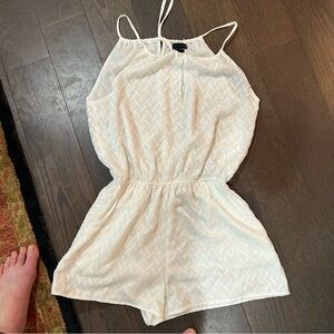 Aqua Ivory Sleeveless Blouse